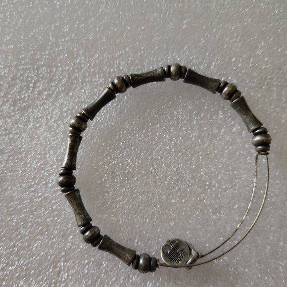 Alex and Ani Bangle Dark Silver 409 - Picture 2 of 3